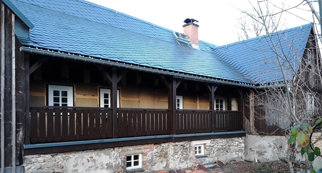 Einbau einer Holzgallerie
