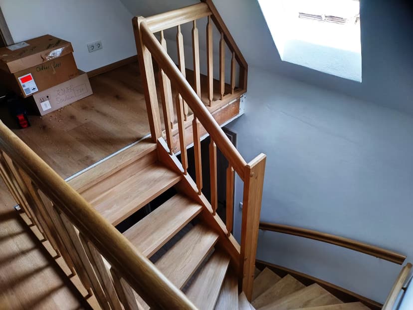 Eichenholztreppe