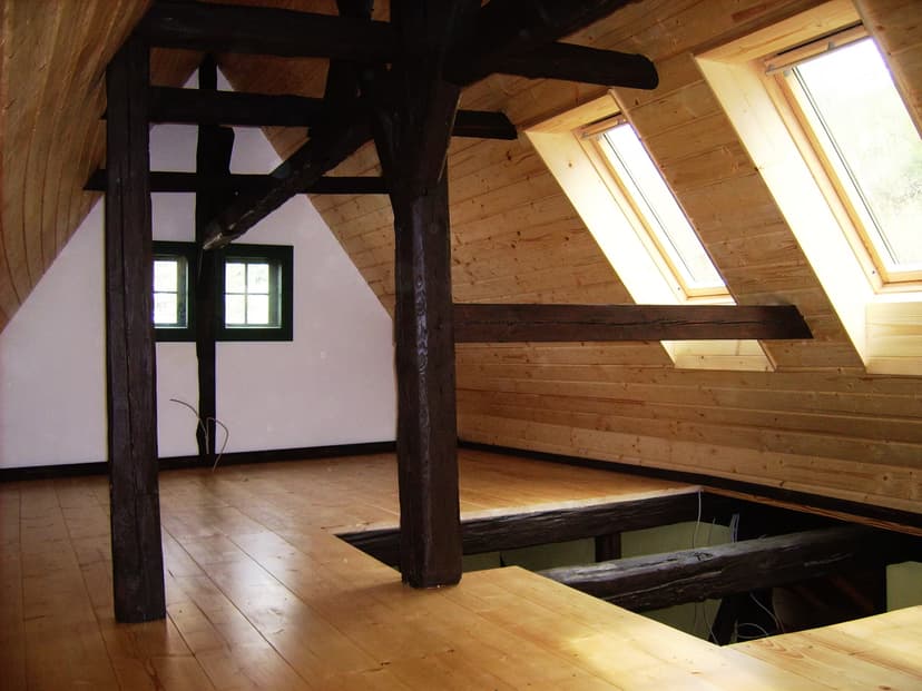 Innenausbau eines Fachwerkhauses